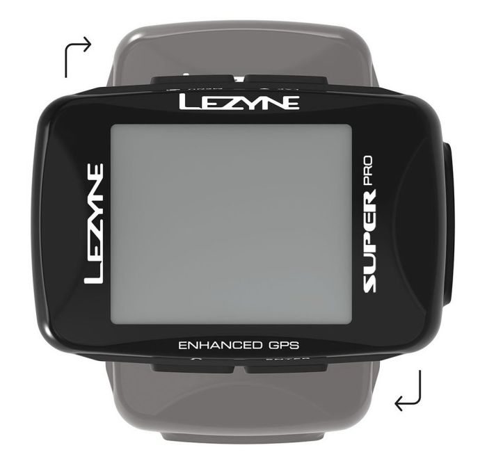 GPS компьютер Lezyne SUPER PRO GPS HR/ProSC LOADED Чорний Y14