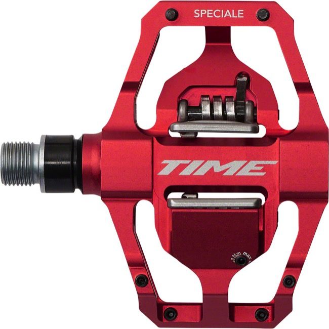 Педалі контактні TIME Speciale 12 Enduro pedal, including ATAC cleats, Red