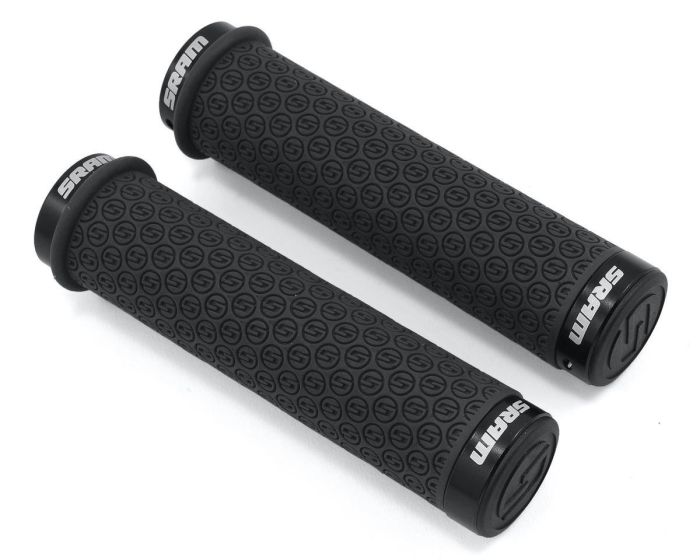 Гріпси SRAM DH Silicone Locking Grips Black with Double Clamps & End Plugs