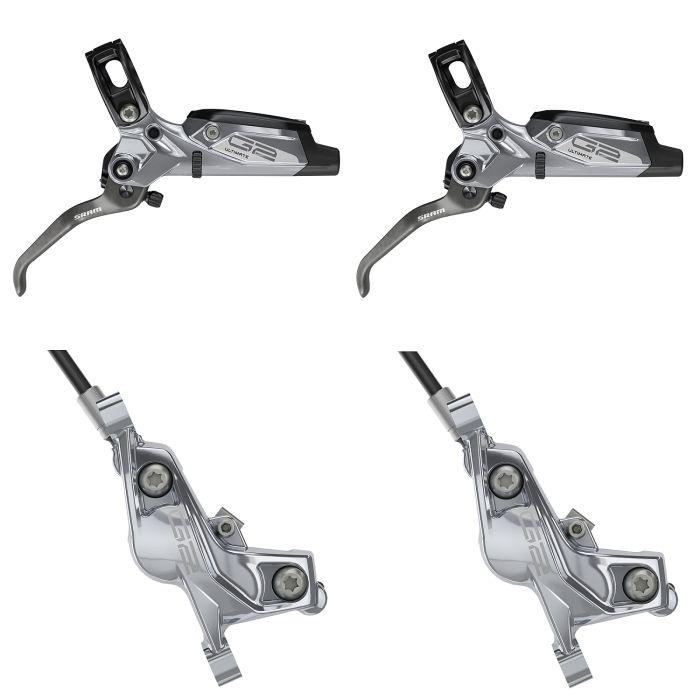 Гальма SRAM G2Ultimate, Carbon Lever, Ti Hardware, Reach,SwingLink, Contact, Grey Rear 2000mm Hose (includes MMX Clamp, Rotor/Bracket sold separately) A2