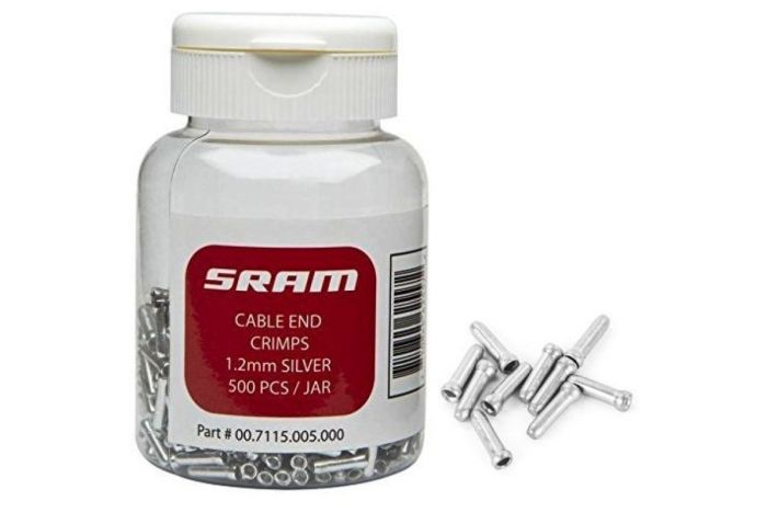 Кінцевик тросу SRAM 1.2mm Silver 500-count Jar
