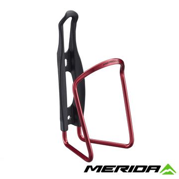 Фляга Merida BOTTLE CAGE/ALLOY RED, W/2 STEEL BOLTS