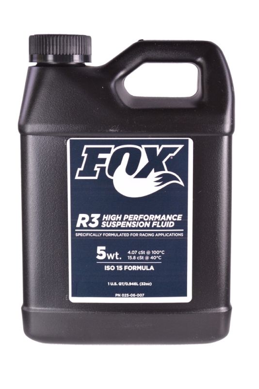 Мастило FOX: Suspension Fluid 946ml (32 oz) R3 5WT ISO 15