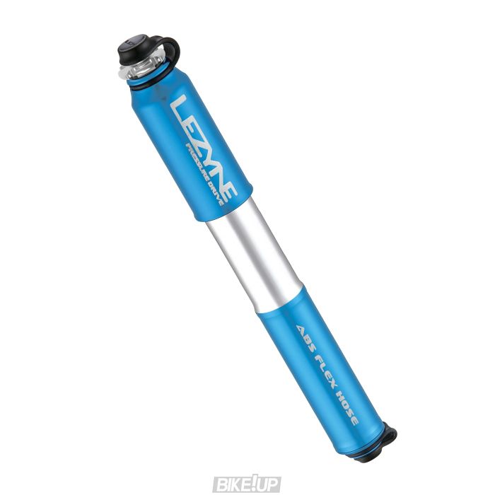 Ручний насос Lezyne PRESSURE DRIVE - M Блакитний 120psi Y13
