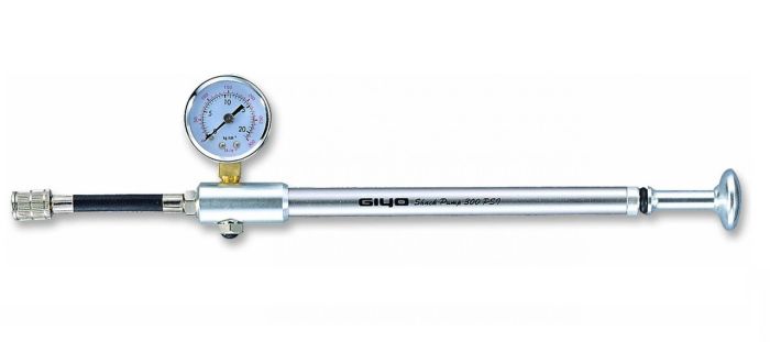 Giyo GS-01 high-pressure pump with a manometer gray