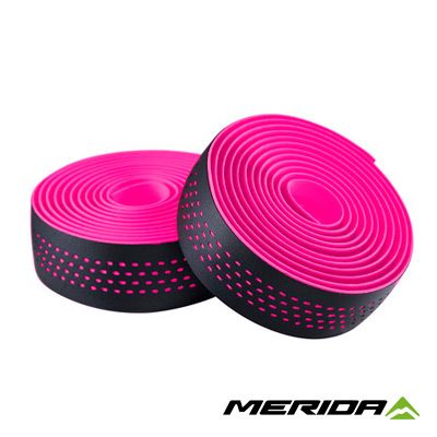 Ручки керма Bartape/Soft P Black w/ Pink dots 2100mm, 30mm Shock absorption material, incl. end-plugs