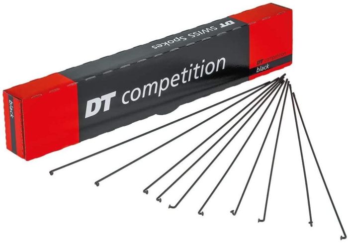 Спицы изогнутые DT competition Standard 1.8 mm 276мм black х100шт