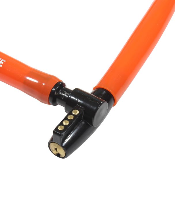 велозамок кабель KRYPTONITE KEEPER 665 6x65 помаранчевий кодовий замок