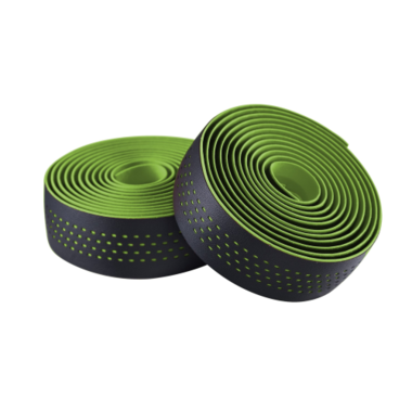 Ручки керма - обмотка Bartape/Soft G Black w/ Green dots 2100mm, 30mm Shock absorption material, incl. end-plugs