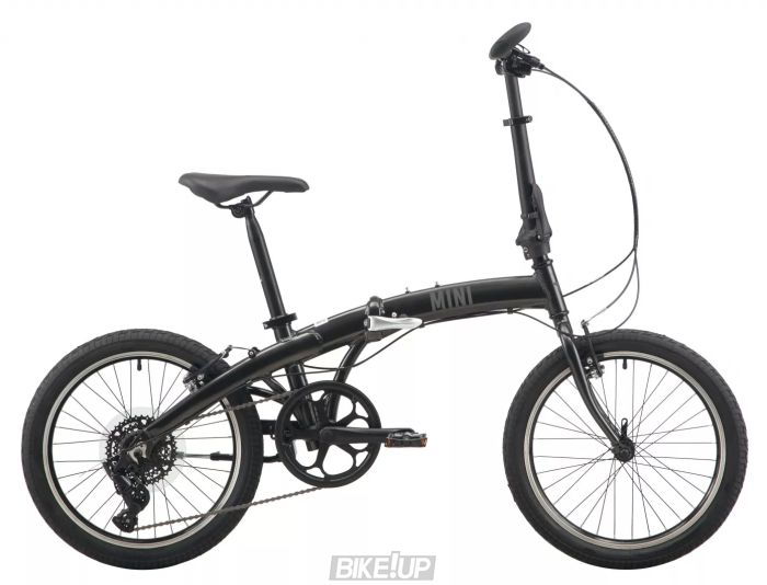 Велосипед складний 20" PRIDE Mini 8 Темно-Сірий