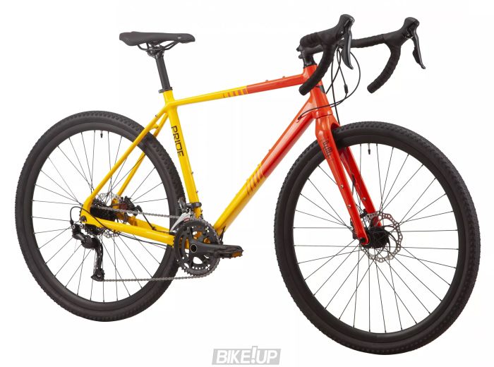 Велосипед гревел-шосе 28" PRIDE ROCX 8.2 CF Жовтий