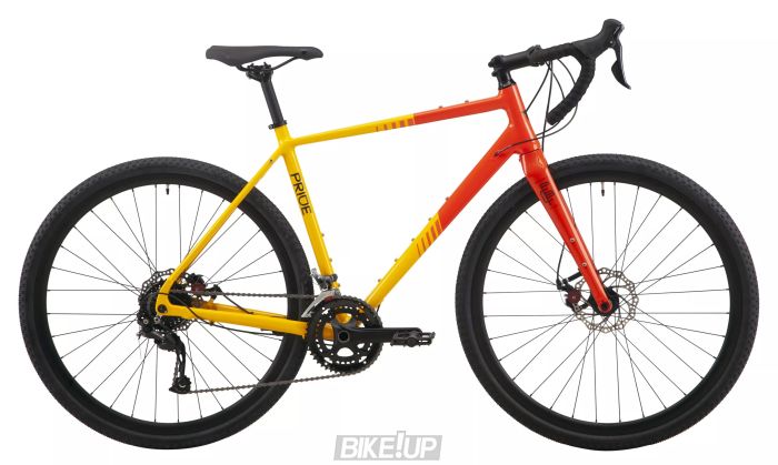 Велосипед гревел-шосе 28" PRIDE ROCX 8.2 CF Жовтий