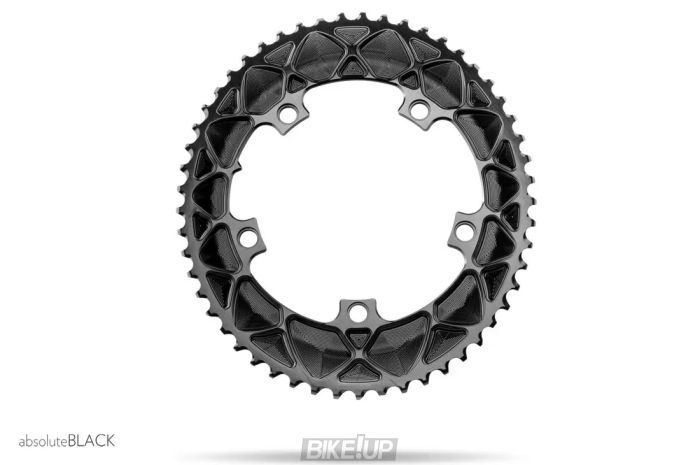 Oval 130BCD 5h 2X зірка шатунів асиметрична, 39T, Black