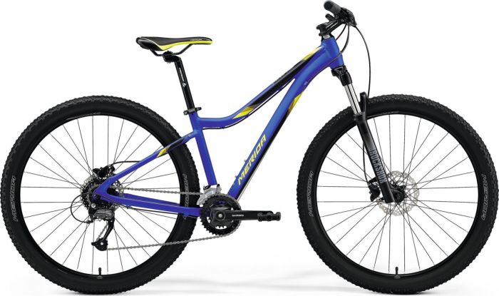 Велосипед 27.5" MERIDA MATTS 7.60 2X Matt Dark Blue Yellow