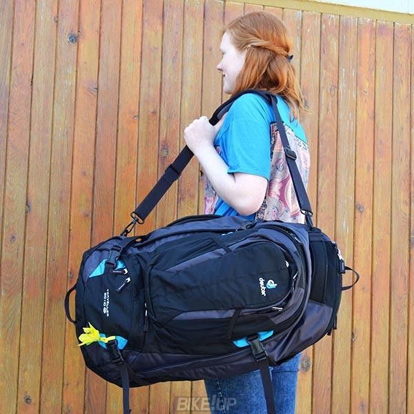 Рюкзак DEUTER Traveller 60 + 10 SL колір 7321 black-turquoise