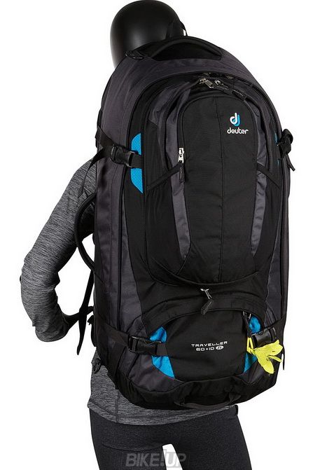 Рюкзак DEUTER Traveller 70 + 10 колір 7400 black-silver