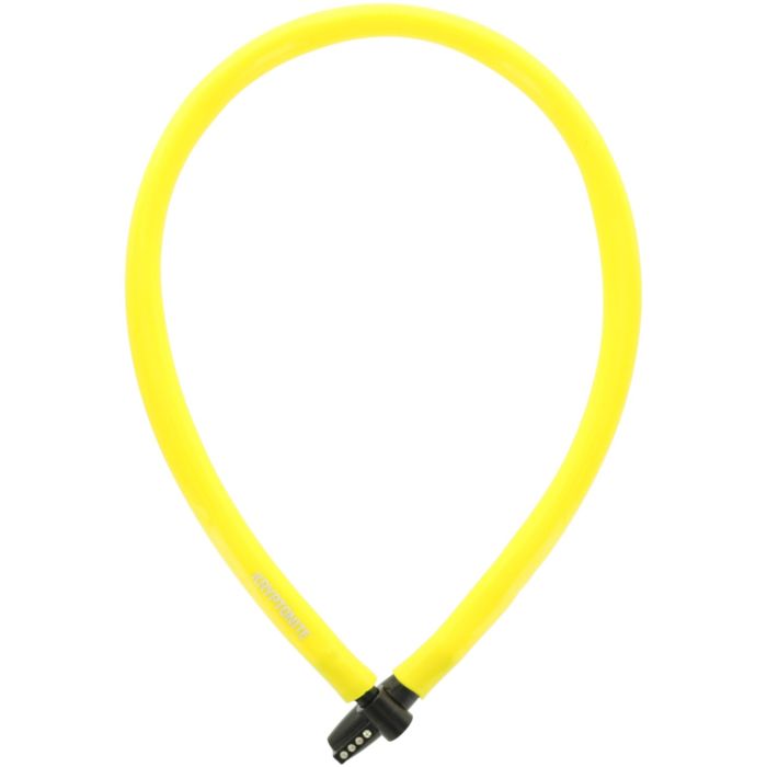 велозамок кабель KRYPTONITE KEEPER 665 6x65 жовтий кодовий замок