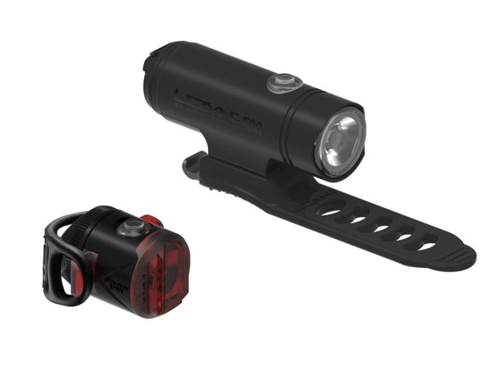 Комплект світла Lezyne CLASSIC DRIVE / FEMTO USB DRIVE PAIR Чорний матовий/Чорний 500/5 люменівів Y13