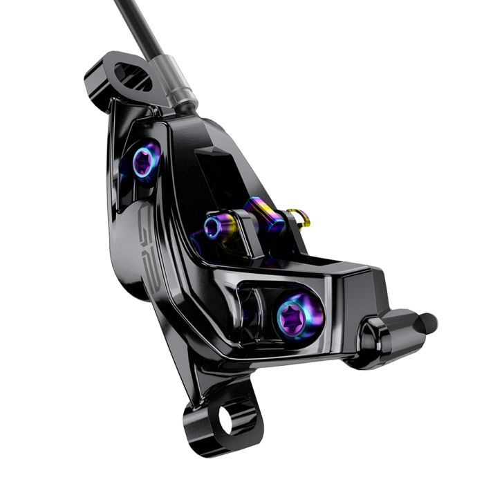 Гальма SRAM G2 Ultimate, Carbon Lever, Rainbow Hardware, Reach, SwingLink, Contact, Gloss Black Rear 2000mm Hose (includes MMX Clamp, Rotor/Bracket sold separately) A2