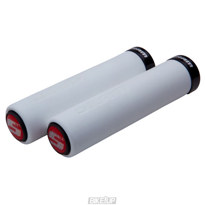 Грипсы SRAM LOCKING GRIPS FOAM 129 WHT/BLK