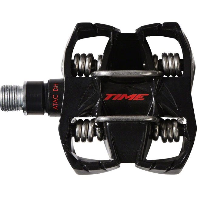 Педалі контактні TIME ATAC DH 4 Downhill/Trail pedal, including ATAC cleats, Black