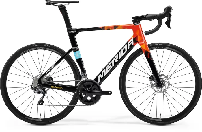 Велосипед шосе 28" MERIDA REACTO 5000 Orange Black Team Replica