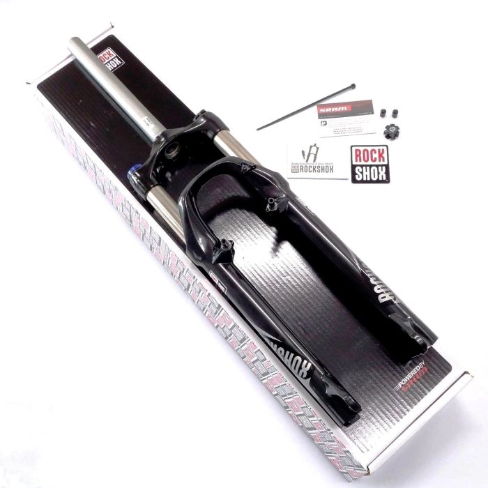 Вилка RockShox 30 Silver TK - Coil 100mm, 26", вісь 9mm, Чорний, TurnKey Шток 1 1/8"